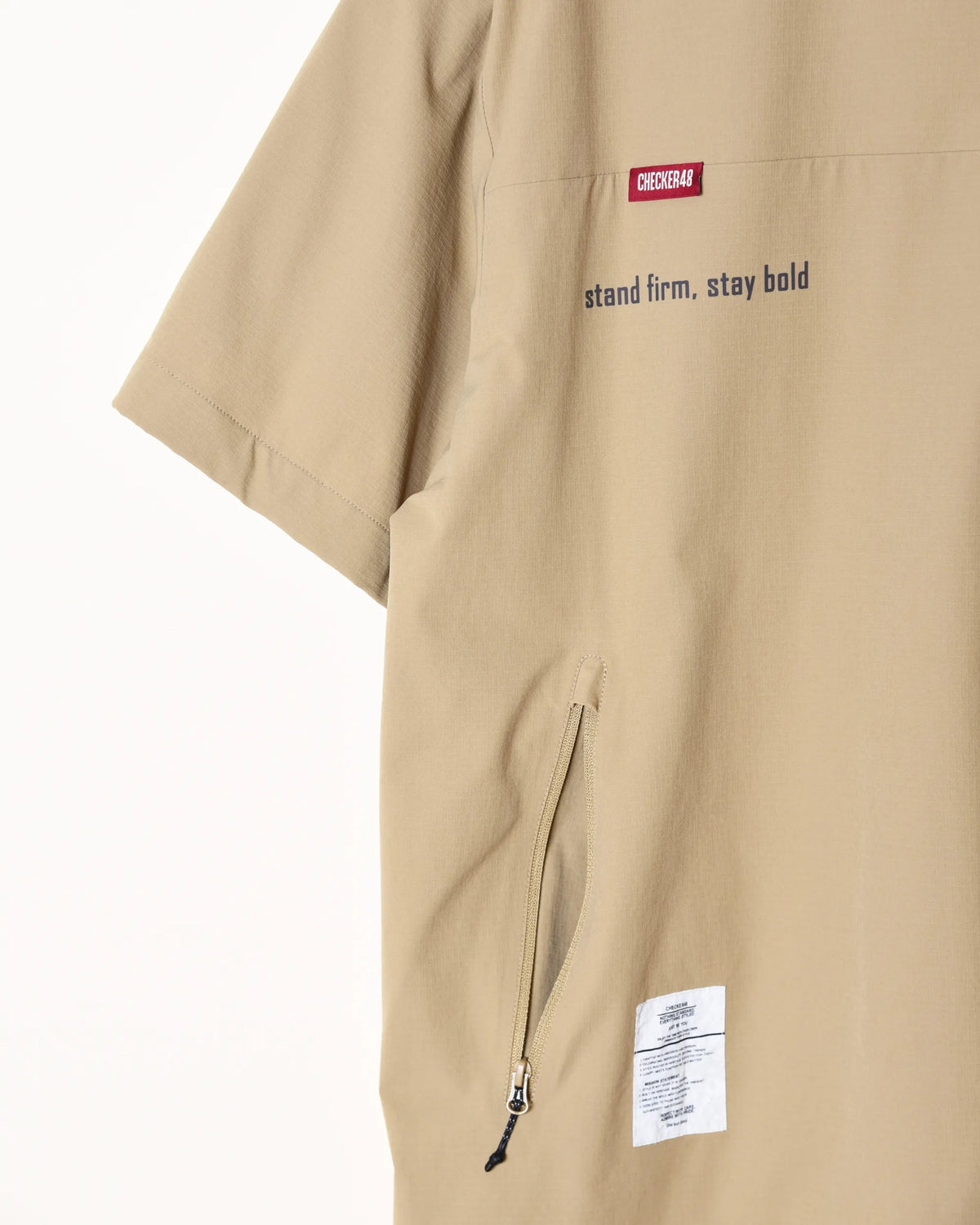 【CHECKER48】RIPSTOP LAB PO JACKET アウター TOBACCO（CHE-C4800A101）