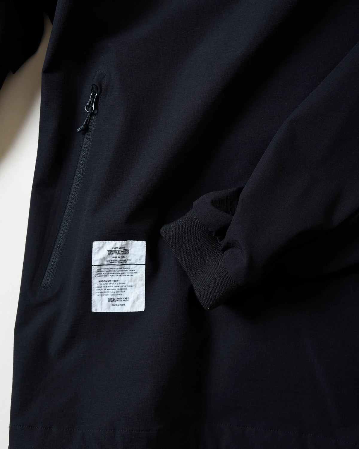 【CHECKER48】】Women‘s RIPSTOP LAB PO JACKET アウター BLACK（CHE-C4800A101W）