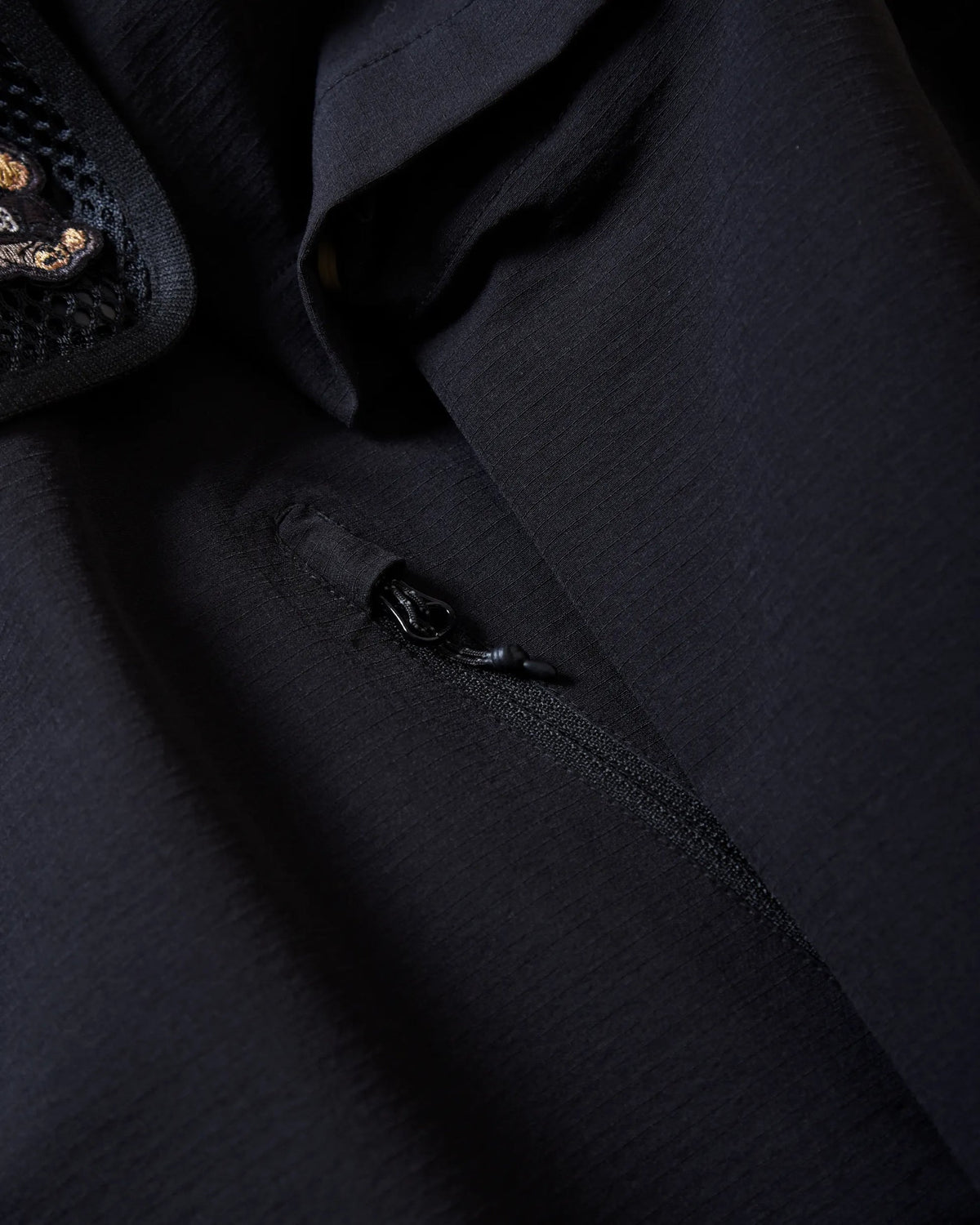 【CHECKER48】】Women‘s RIPSTOP LAB PO JACKET アウター BLACK（CHE-C4800A101W）