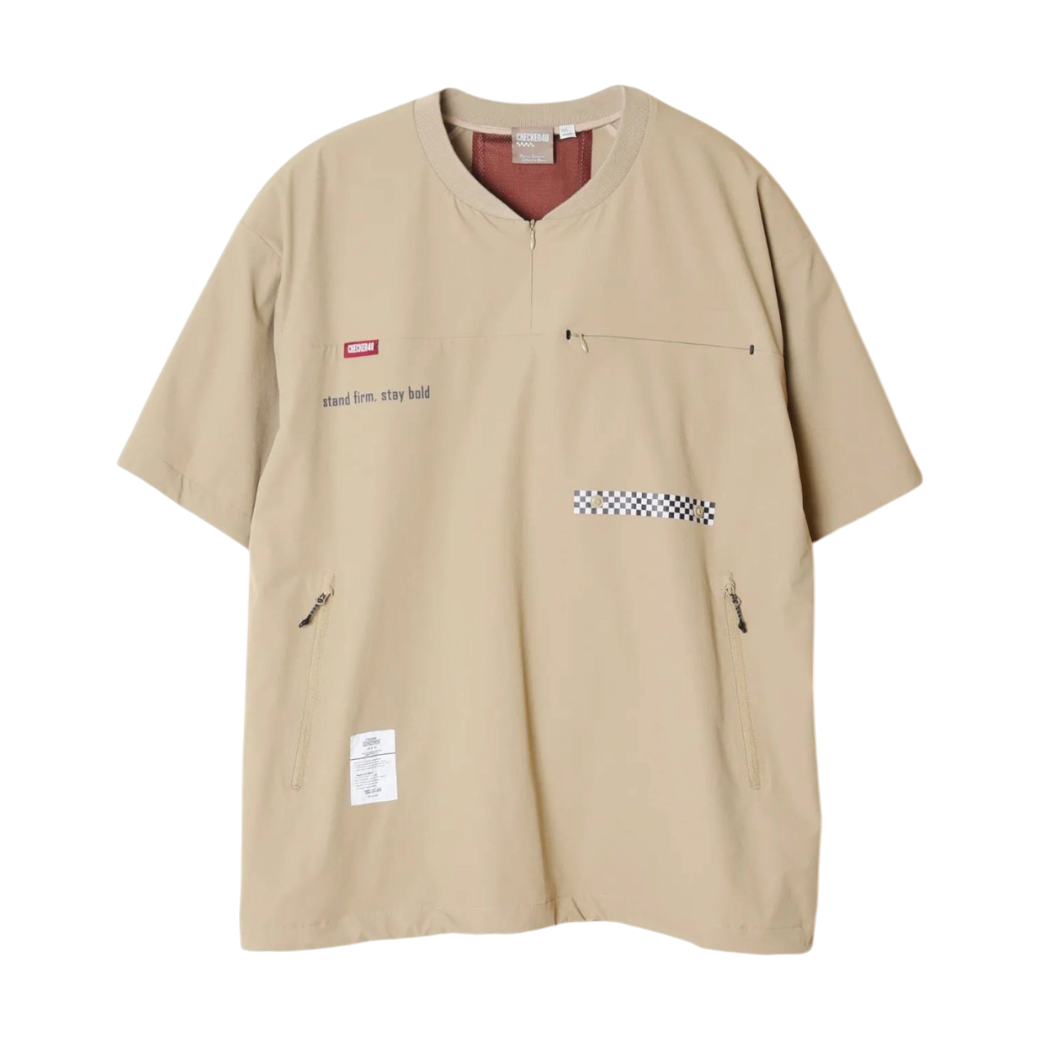 【CHECKER48】Women‘s RIPSTOP LAB PO JACKET アウター TOBACCO（CHE-C4800A101W）