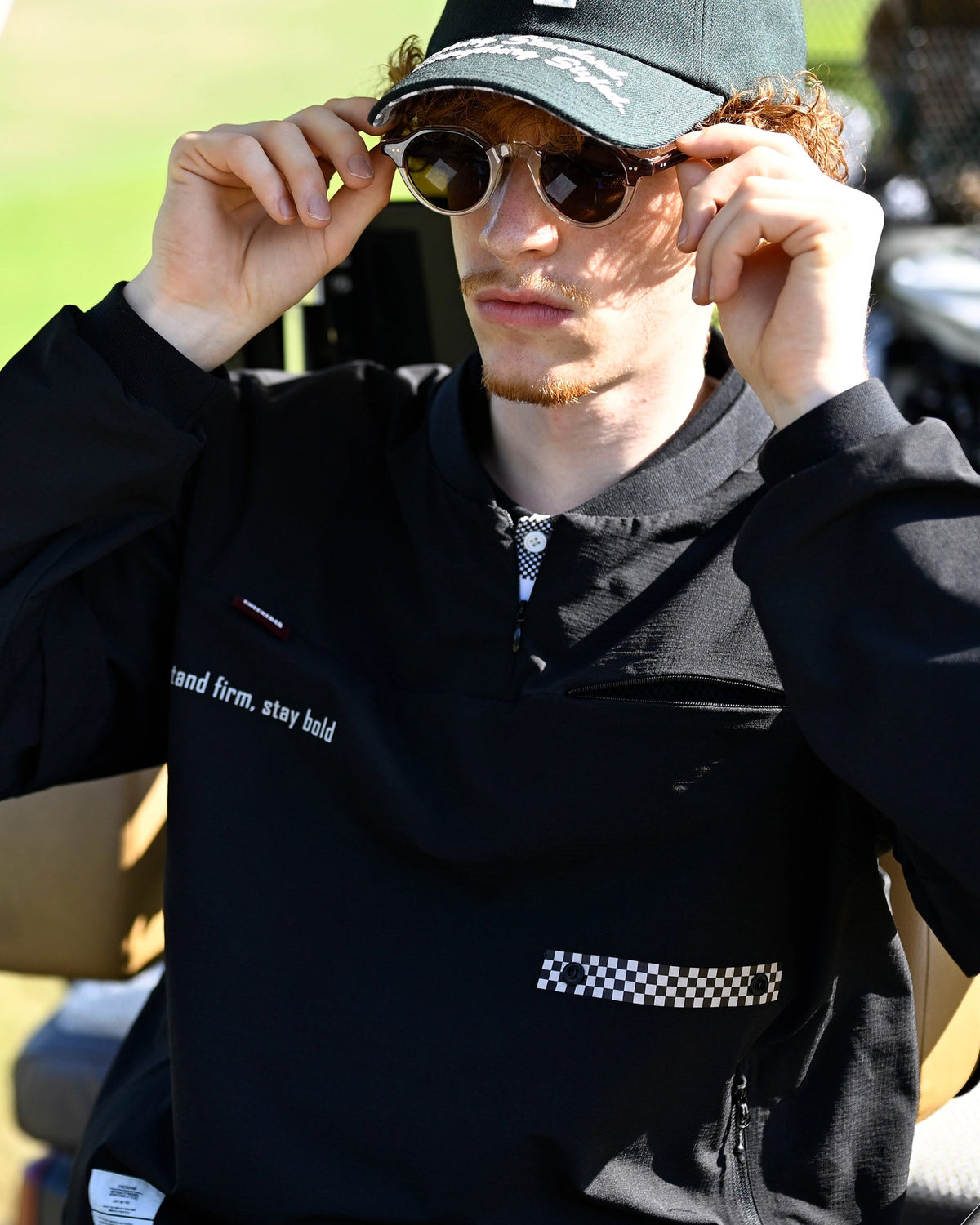 【CHECKER48】RIPSTOP LAB PO JACKET アウター BLACK（CHE-C4800A101）
