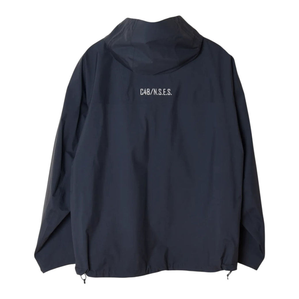 【CHECKER48】66 NYLON TECH JACKET フルジップジャケット BLACK（CHE-C4800A106）