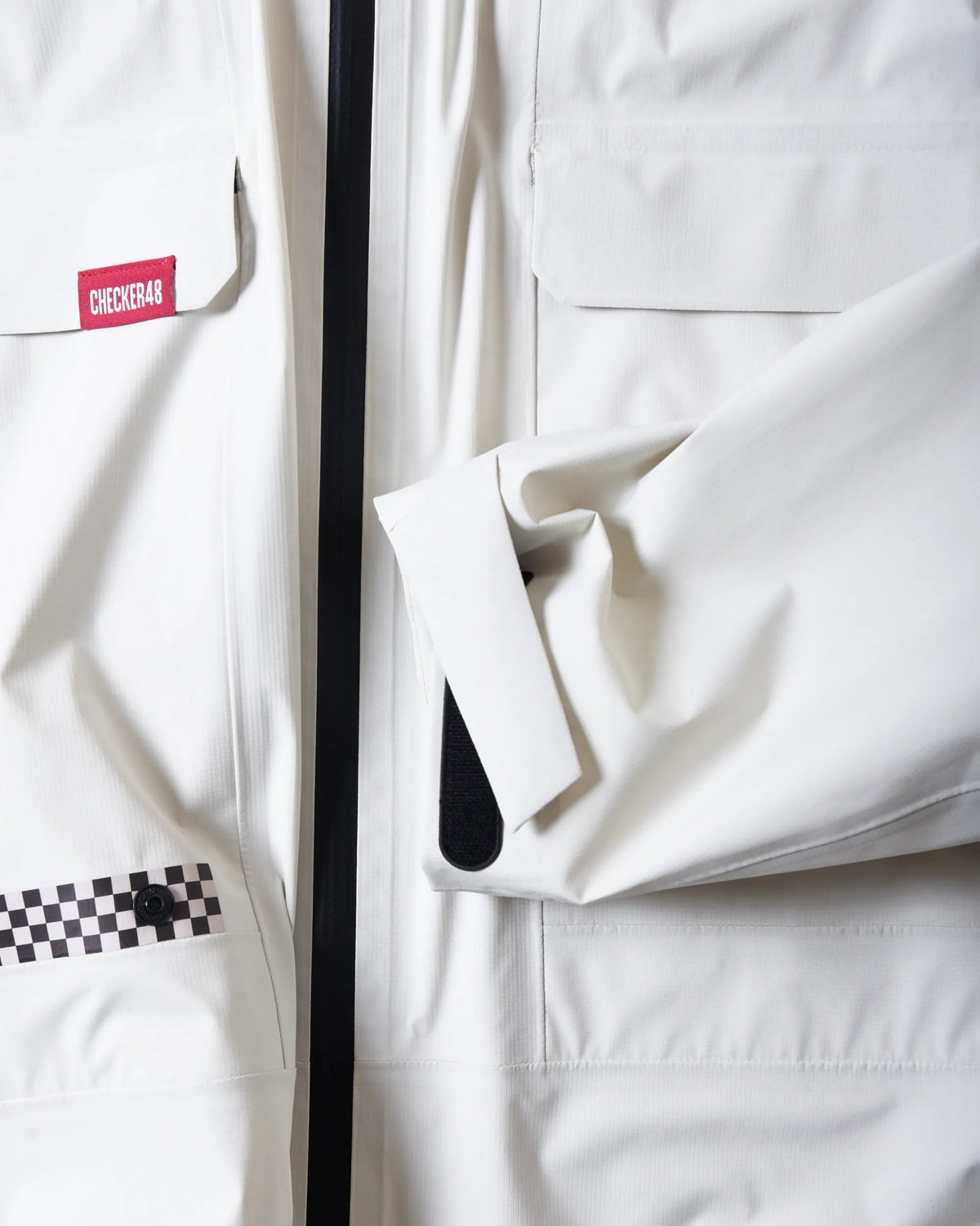 【CHECKER48】66 NYLON TECH JACKET フルジップジャケット BEIGE（CHE-C4800A106）