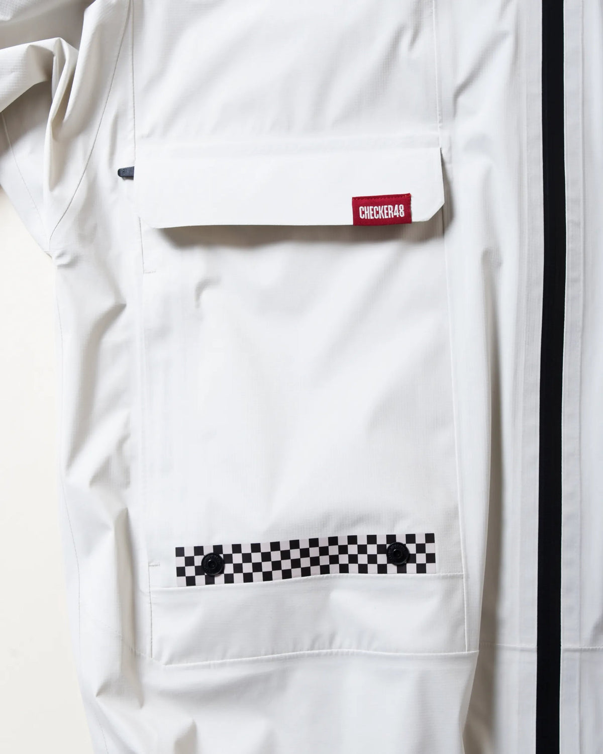 【CHECKER48】66 NYLON TECH JACKET フルジップジャケット BEIGE（CHE-C4800A106）