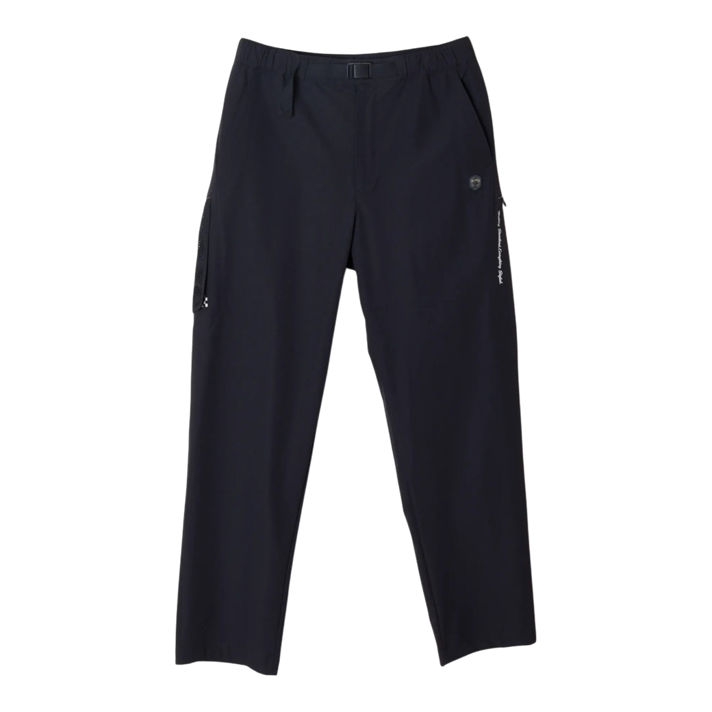 【CHECKER48】RIPSTOP LAB BOTTOM ノータックパンツ BLACK（CHE-C4800A401）
