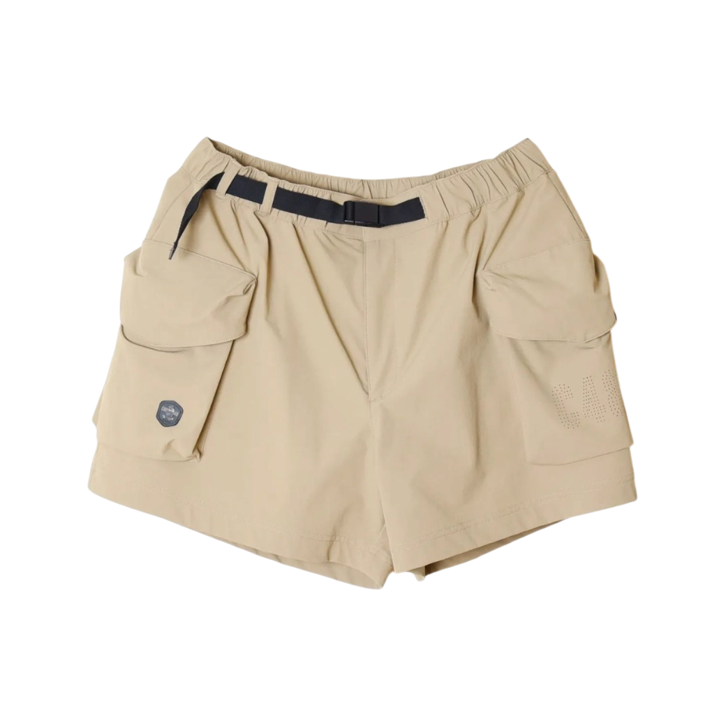 【CHECKER48】RIPSTOP LAB SHORTS ショートパンツ TOBACCO（CHE-C4800A405W）