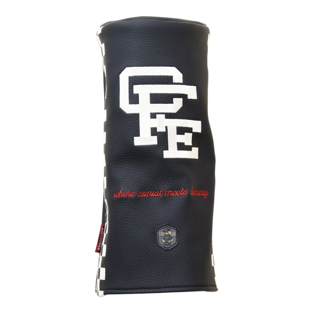 【CHECKER48】CFE POODIE CHECKER BARREL DRIVER COVER ヘッドカバー DR BLACK（CHE-C4800A801）