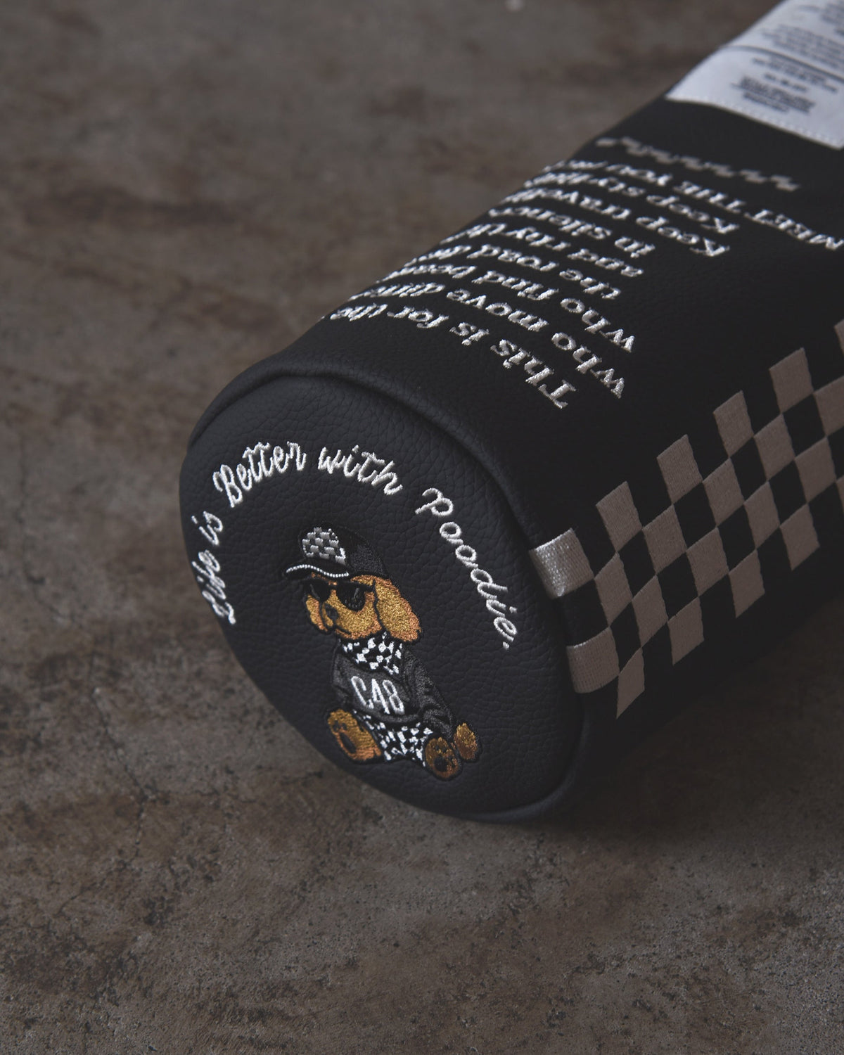 【CHECKER48】CFE POODIE CHECKER BARREL DRIVER COVER ヘッドカバー DR BLACK（CHE-C4800A801）