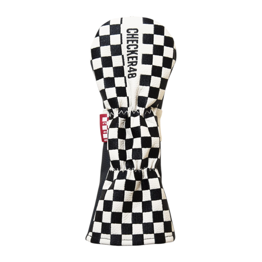 【CHECKER48】CFE POODIE CHECKER FAIRWAY COVER ヘッドカバー FW BLACK（CHE-C4800A802）