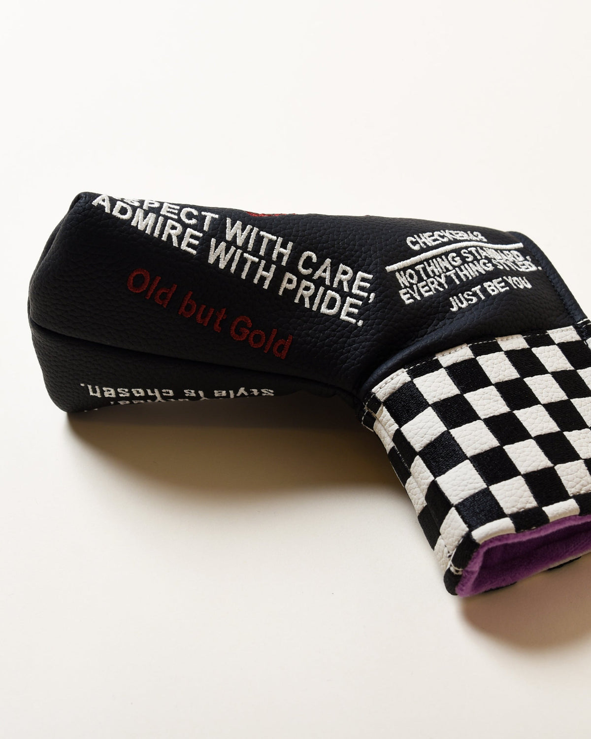 【CHECKER48】CFE POODIE CHECKER BLADE COVER パターカバー BLACK（CHE-C4800A805）
