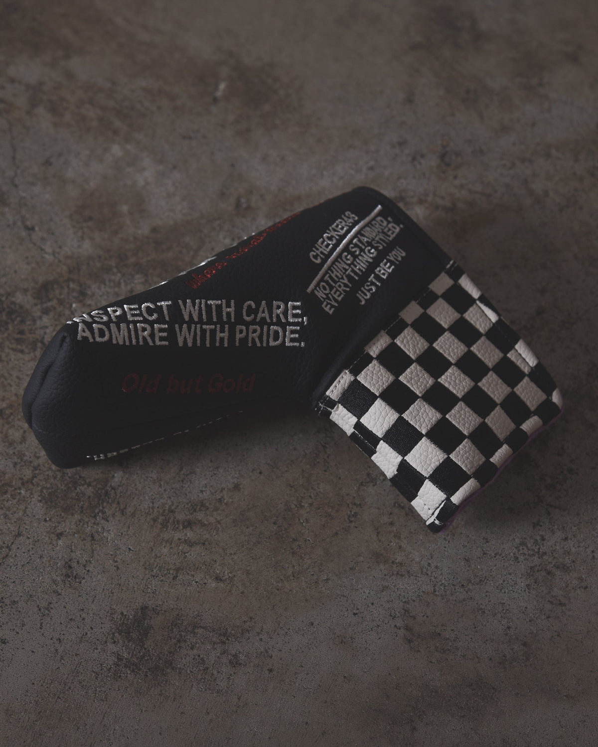 【CHECKER48】CFE POODIE CHECKER BLADE COVER パターカバー BLACK（CHE-C4800A805）