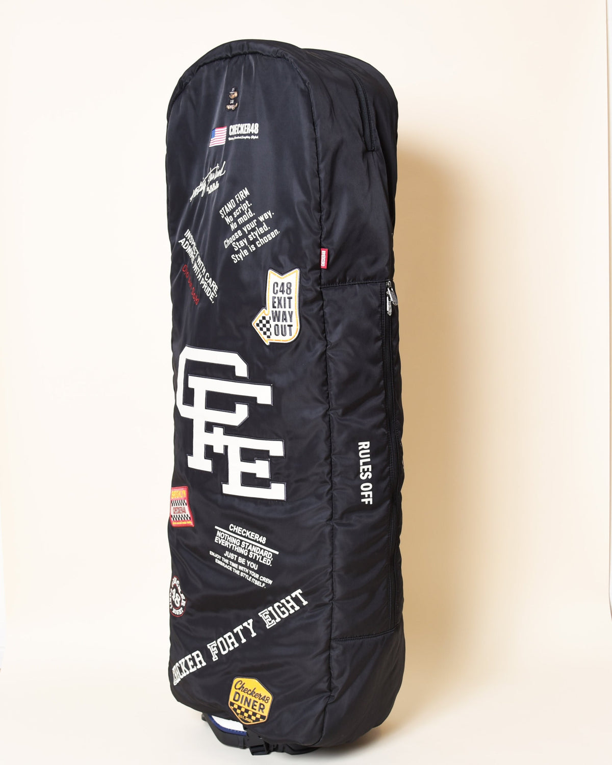 【CHECKER48】CFE ASSORTED TRAVEL COVER トラベルカバー BLACK（CHE-C4800A806）