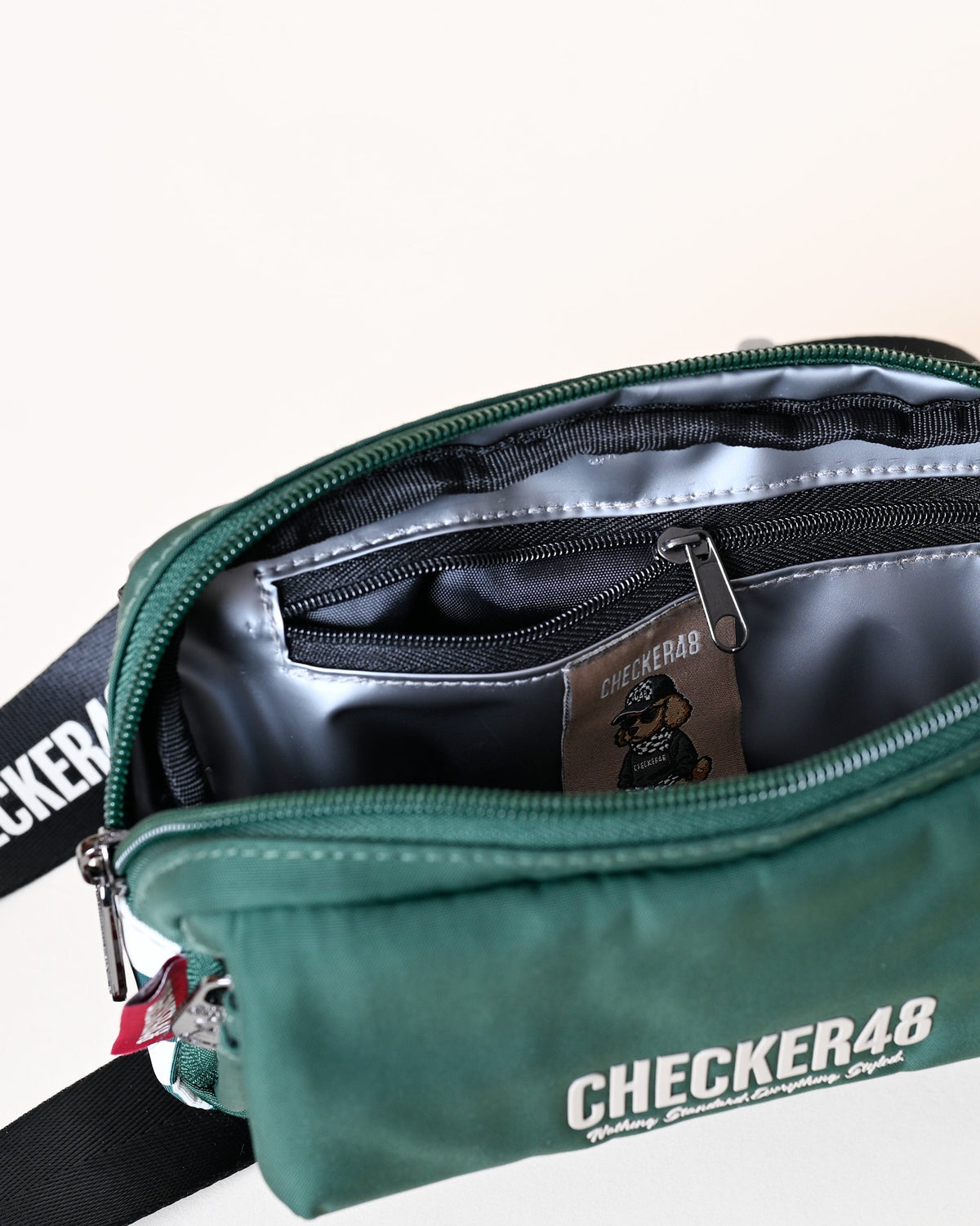 【CHECKER48】POODIE SHOULDER AND WAIST POACH ポーチ DUCK GREEN（CHE-C4800A807）