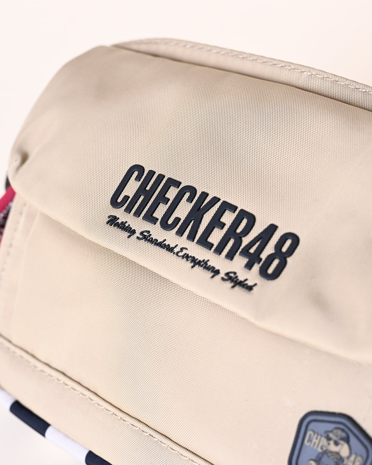 【CHECKER48】POODIE SHOULDER AND WAIST POACH ポーチ BEIGE（CHE-C4800A807）