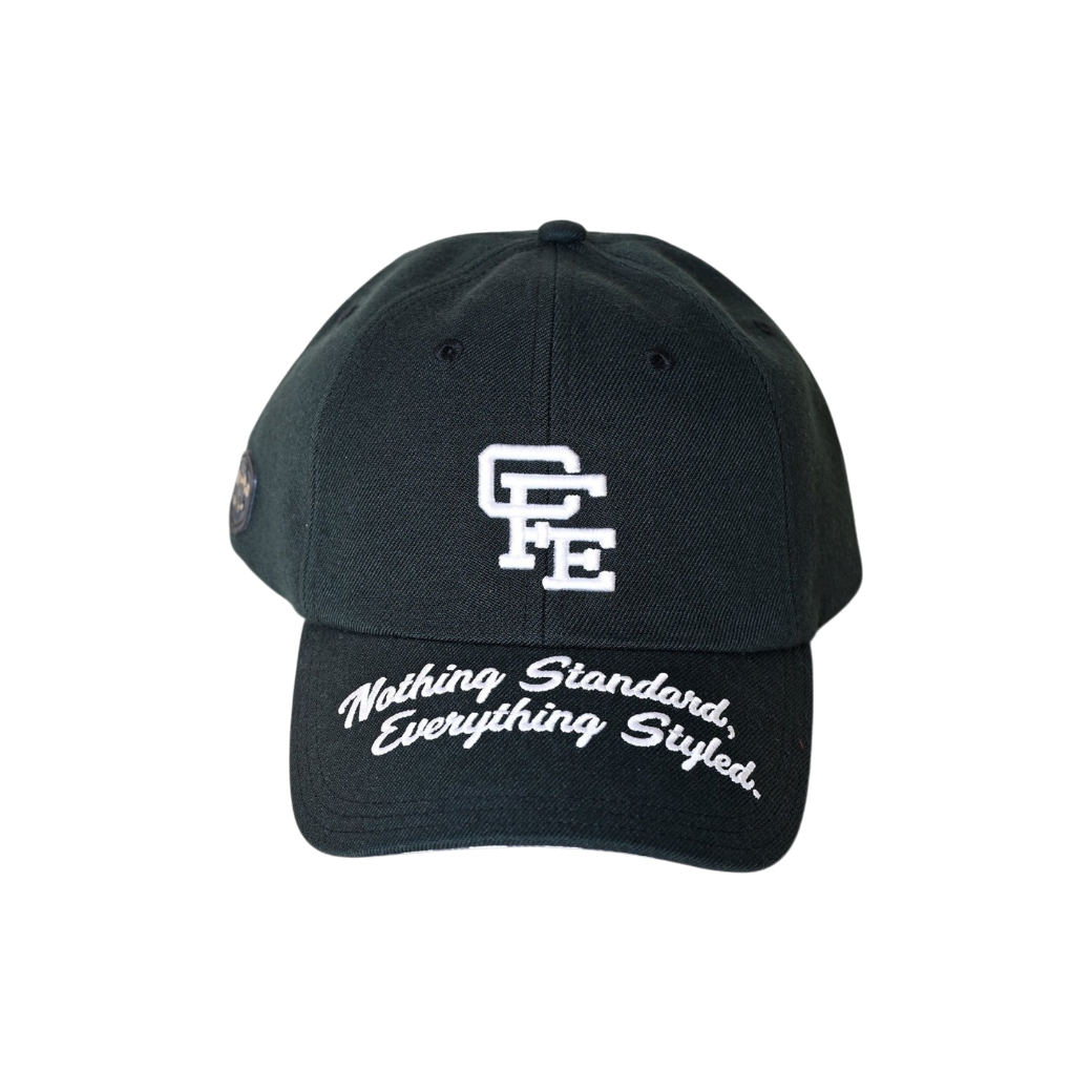 【CHECKER48】CFE SIGNATURE CAP キャップ BLACK（CHE-C4800A811）