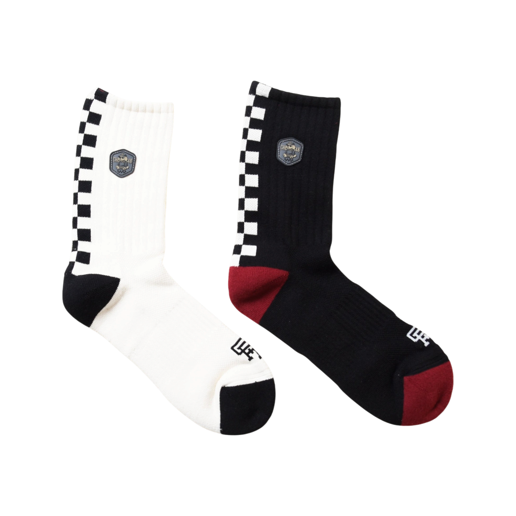 【CHECKER48】C48 NESE SOCKS ソックス BLACK（CHE-C4800A812）