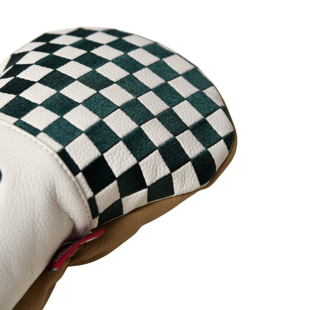 【CHECKER48】EMBROIDERY CHECKER DRIVER COVER ドライバー ヘッドカバー DUCK GREEN（CHE-C4800A815）