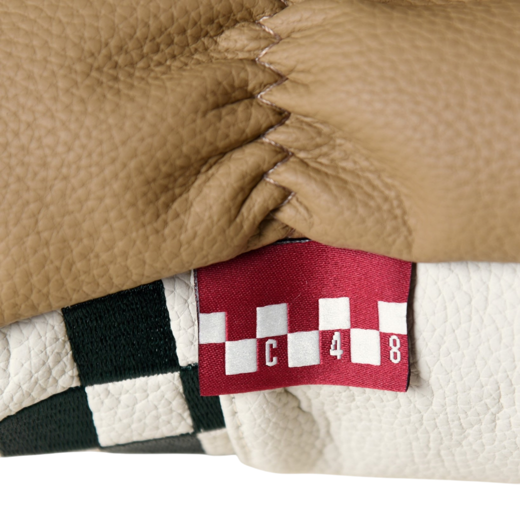 【CHECKER48】EMBROIDERY CHECKER DRIVER COVER ドライバー ヘッドカバー DUCK GREEN（CHE-C4800A815）