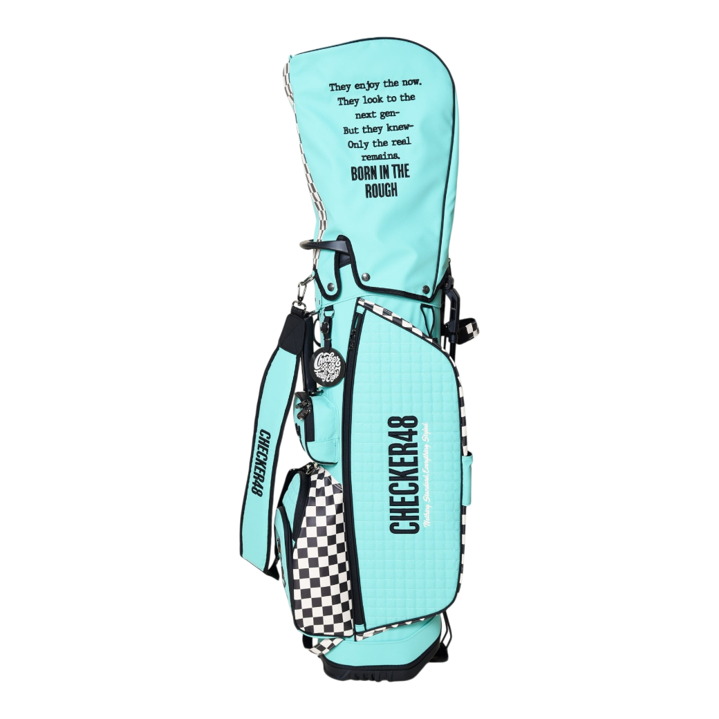【CHECKER48】NEW POODIE CADDIE BAG キャディバッグ TURQUOISE（CHE-C4800A816）