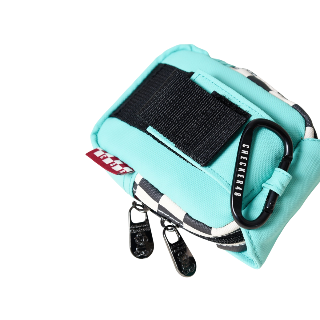 【CHECKER48】NEW POODIE CADDIE BAG キャディバッグ TURQUOISE（CHE-C4800A816）