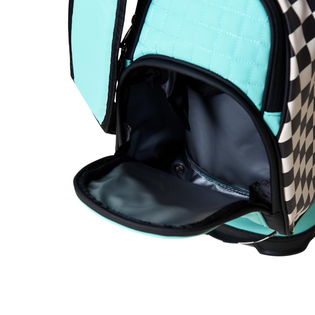 【CHECKER48】NEW POODIE CADDIE BAG キャディバッグ TURQUOISE（CHE-C4800A816）