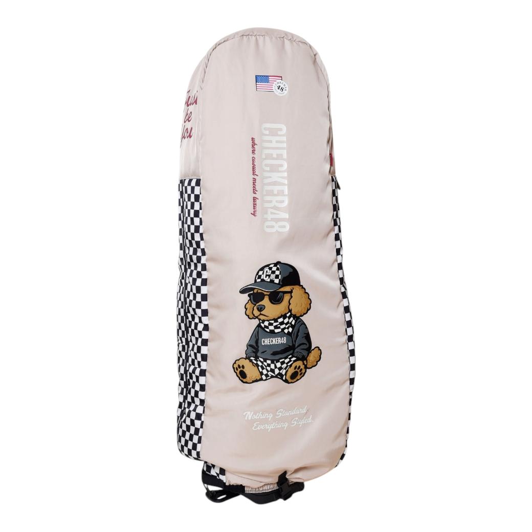 【CHECKER48】POODIE TRAVEL COVER トラベルカバー BEIGE（CHE-C4800A817）
