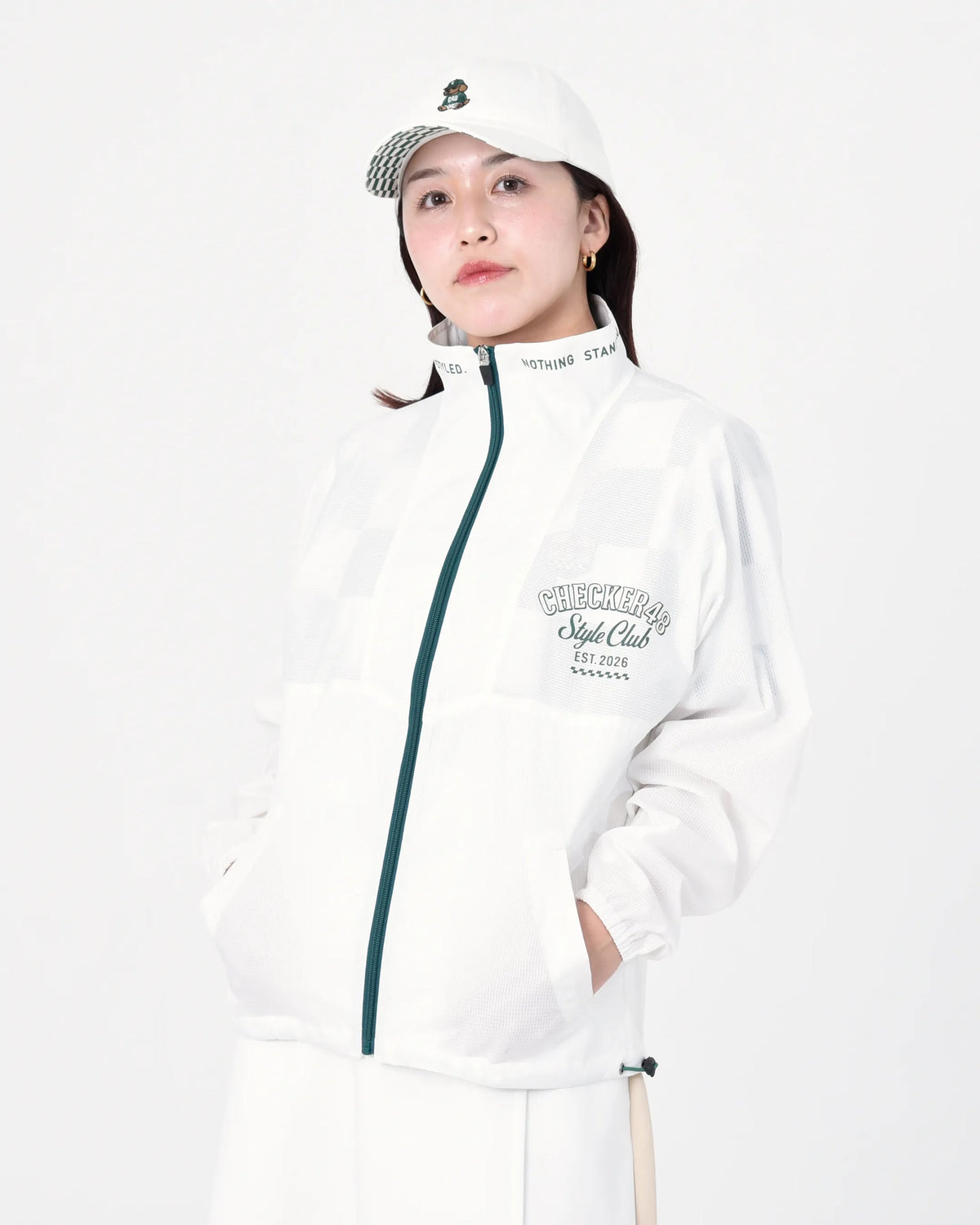 【CHECKER48】ブルゾン OFF WHITE（CHE-C4800S102W）
