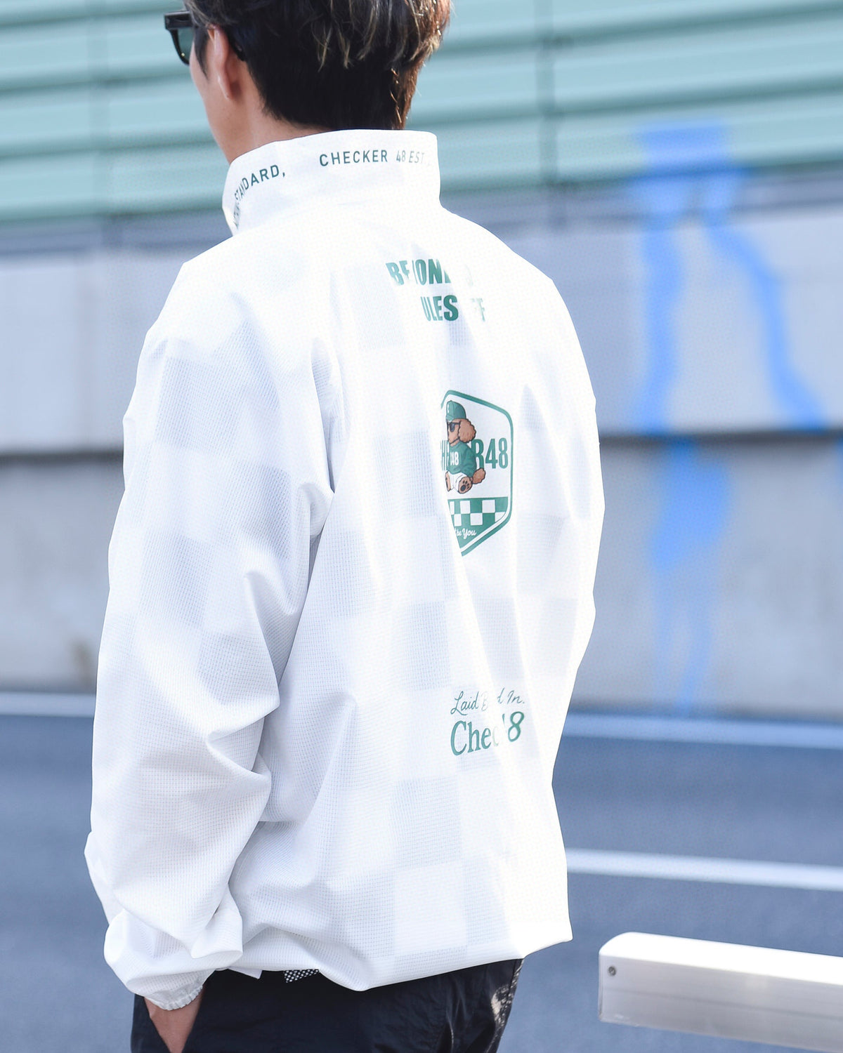 【CHECKER48】ブルゾン OFF WHITE（CHE-C4800S102）