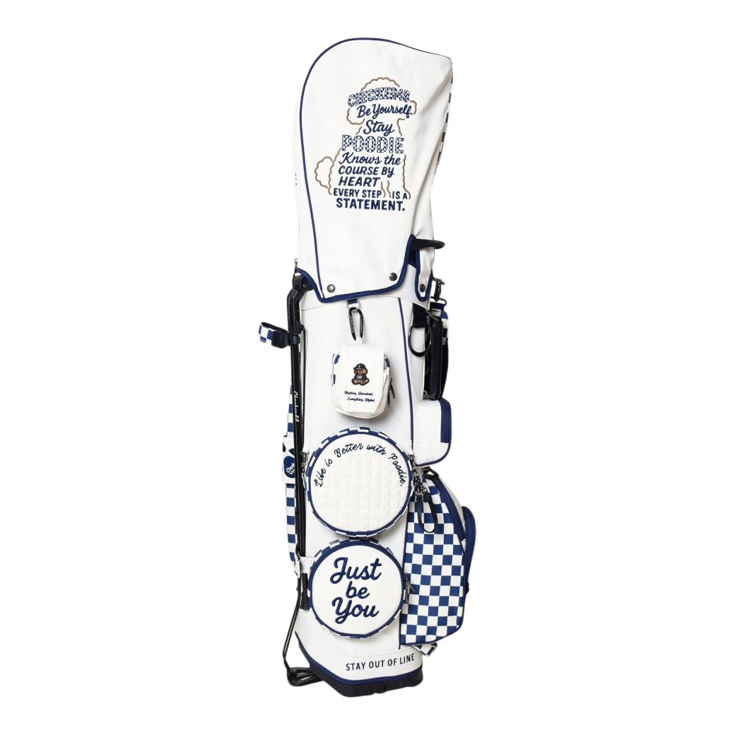 【CHECKER48】CADDIE BAG キャディバッグ OFF WHITE（CHE-C4800S801）