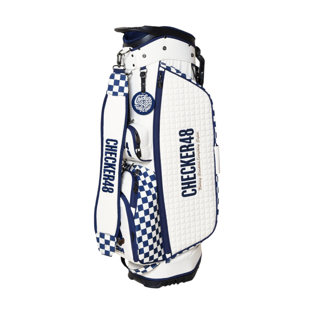 【CHECKER48】CADDIE BAG キャディバッグ OFF WHITE（CHE-C4800S801）