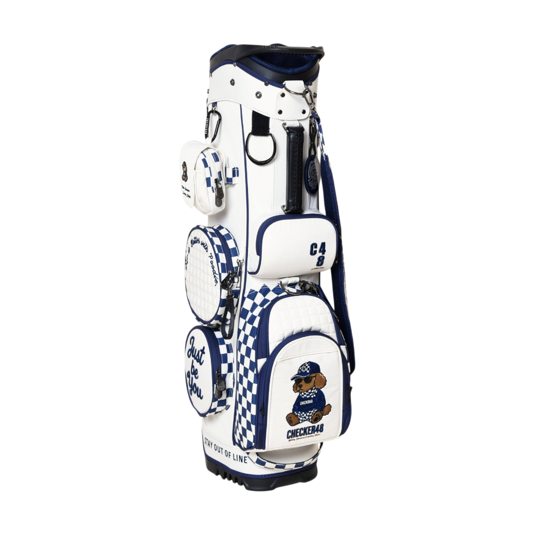 【CHECKER48】CADDIE BAG キャディバッグ OFF WHITE（CHE-C4800S801）