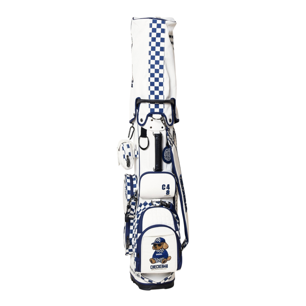 【CHECKER48】CADDIE BAG キャディバッグ OFF WHITE（CHE-C4800S801）