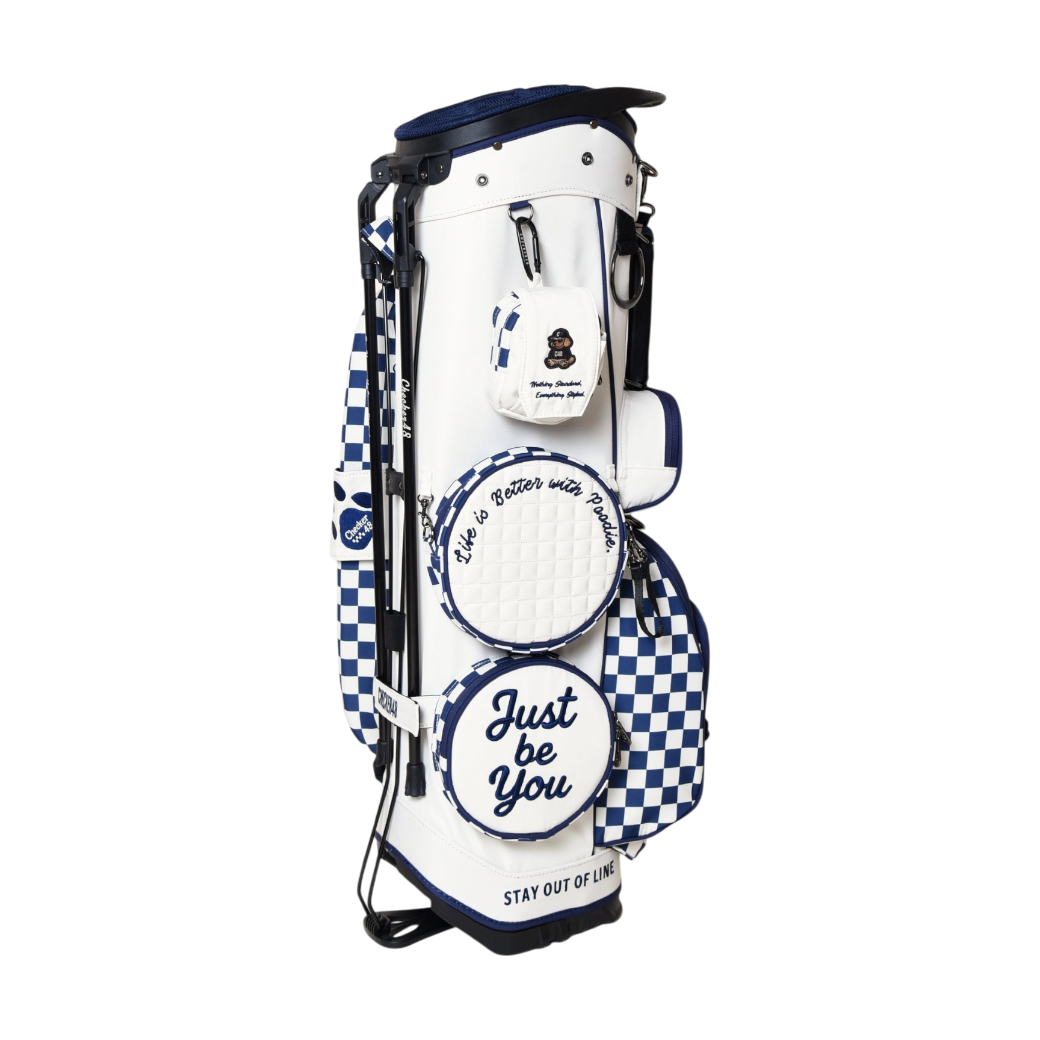 【CHECKER48】CADDIE BAG キャディバッグ OFF WHITE（CHE-C4800S801）