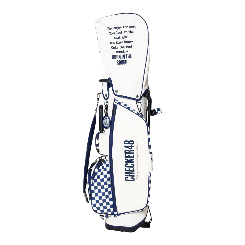 【CHECKER48】CADDIE BAG キャディバッグ OFF WHITE（CHE-C4800S801）