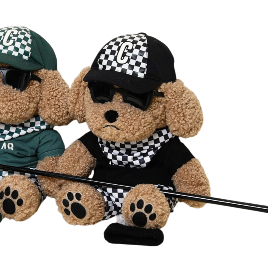 【CHECKER48】Toy Poodie DR  ドライバー ヘッドカバー BLACK（CHE-C4800S804)