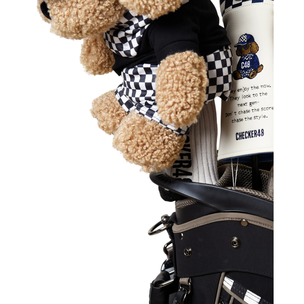 【CHECKER48】Toy Poodie DR  ドライバー ヘッドカバー BLACK（CHE-C4800S804)