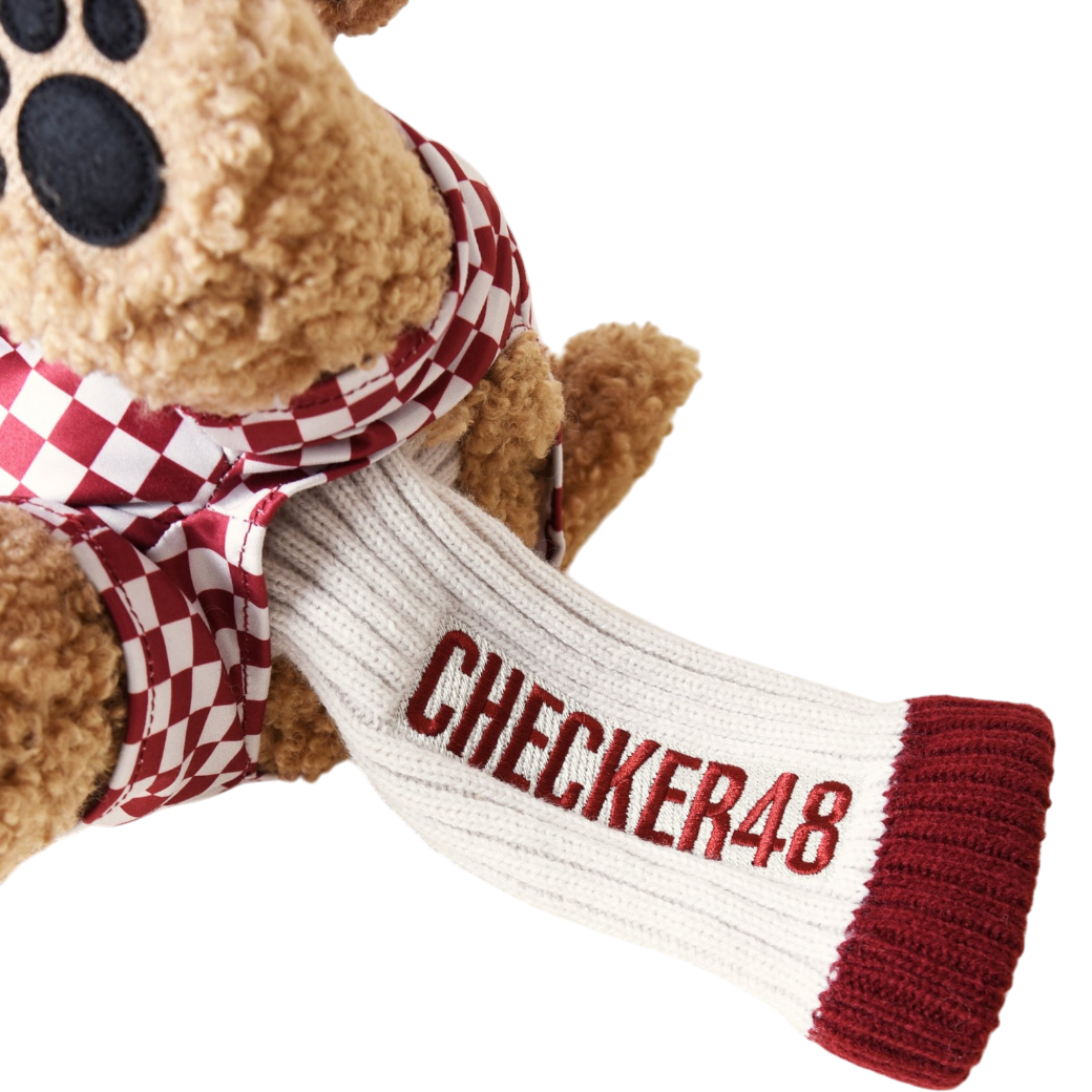 【CHECKER48】TOY DRIVER COVER ドライバー ヘッドカバー BORDEAUX （CHE-C4800S804）