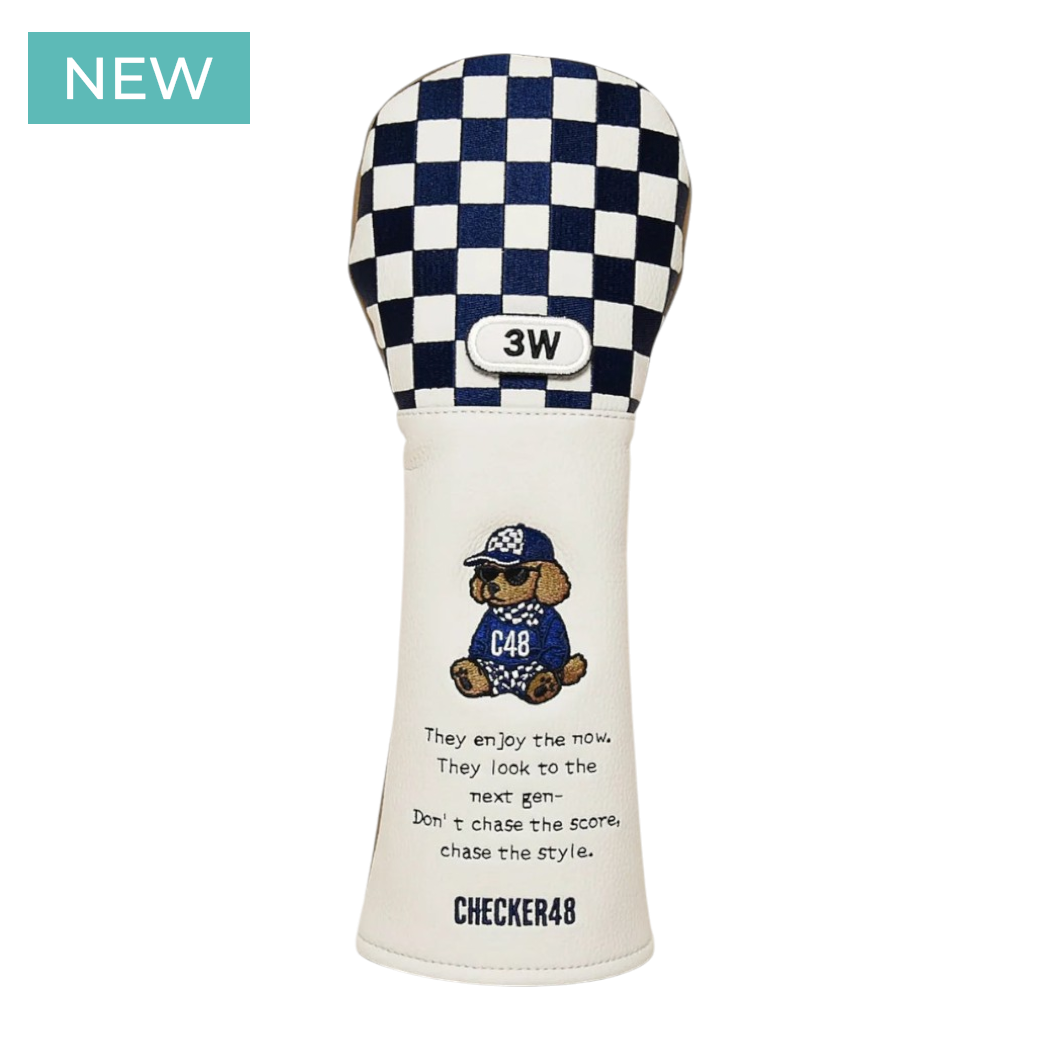 【CHECKER48】FW フェアウェイウッド ヘッドカバー DARK NAVY（CHE-C4800S806)