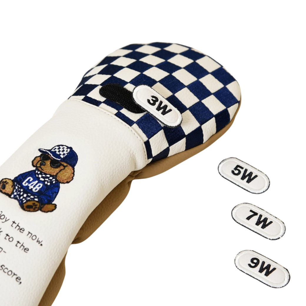 【CHECKER48】FW フェアウェイウッド ヘッドカバー DARK NAVY（CHE-C4800S806)