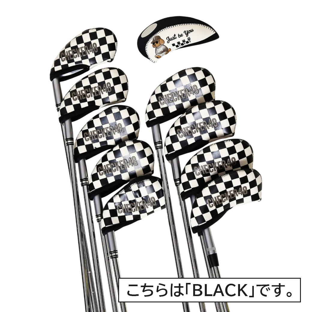 【CHECKER48】アイアンカバー DARK GREEN（CHE-C4800S810)