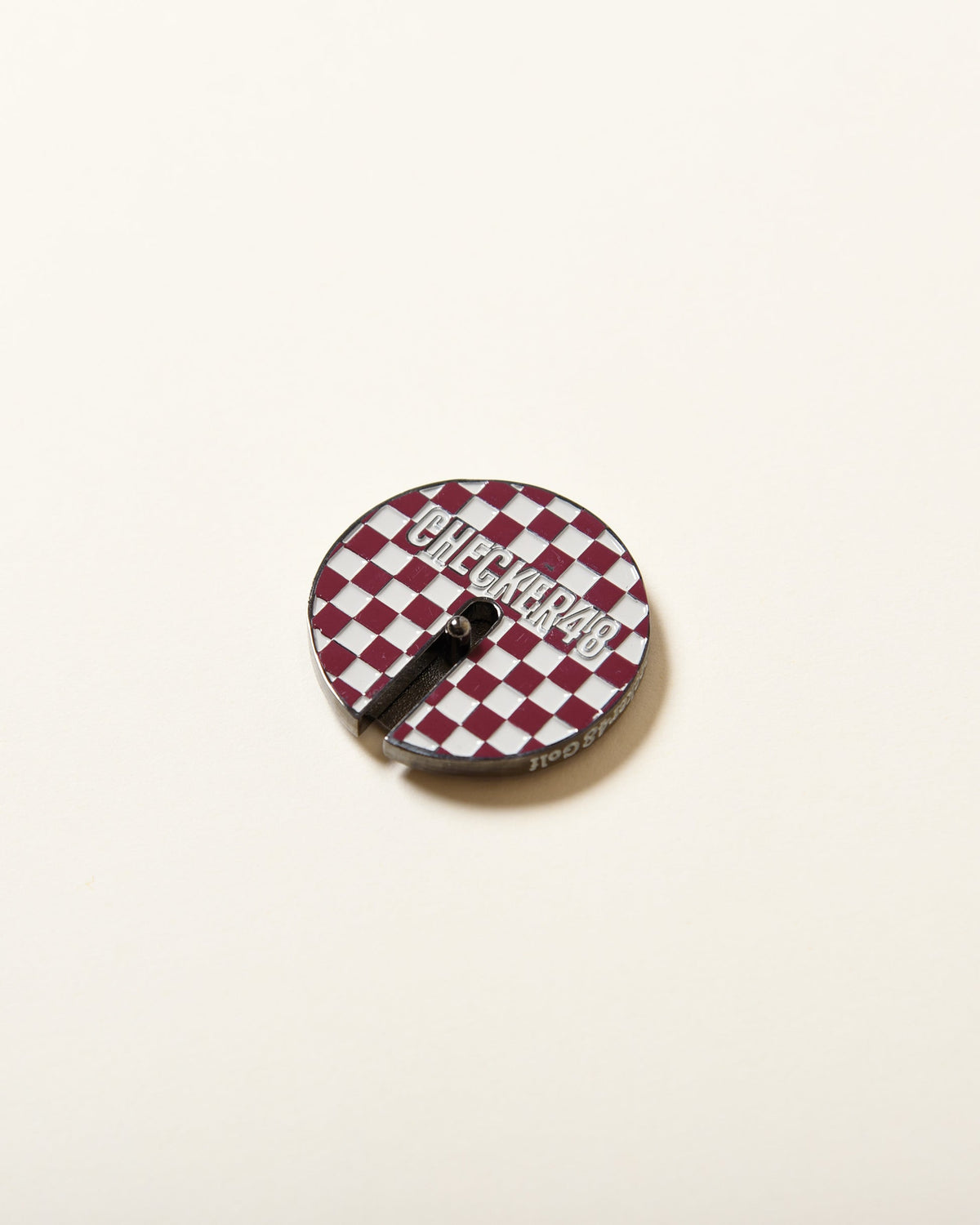 【CHECKER48】BALL MARKER ボールマーカー BORDEAUX（CHE-C4800S814）