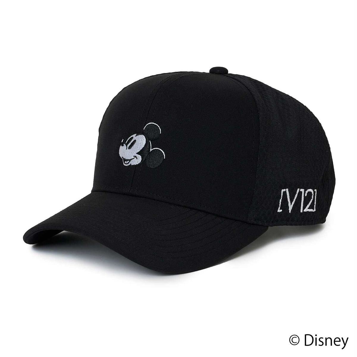 V12 BIG FACE CAP BLACK