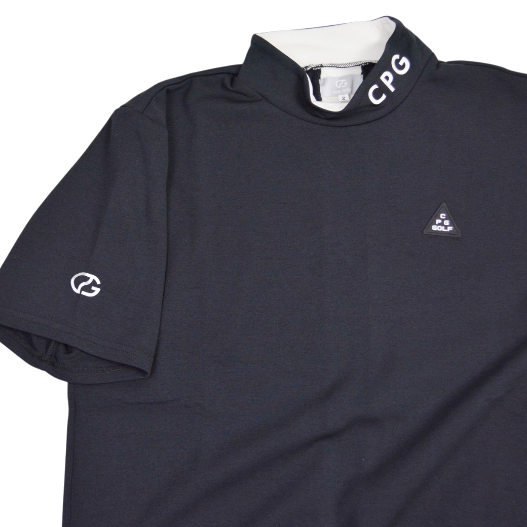 【CPG GOLF】BACK LINE MOCK NECK モック BLACK（CPG-210925102)