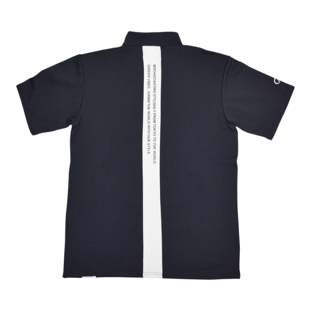 【CPG GOLF】BACK LINE MOCK NECK モック BLACK（CPG-210925102)