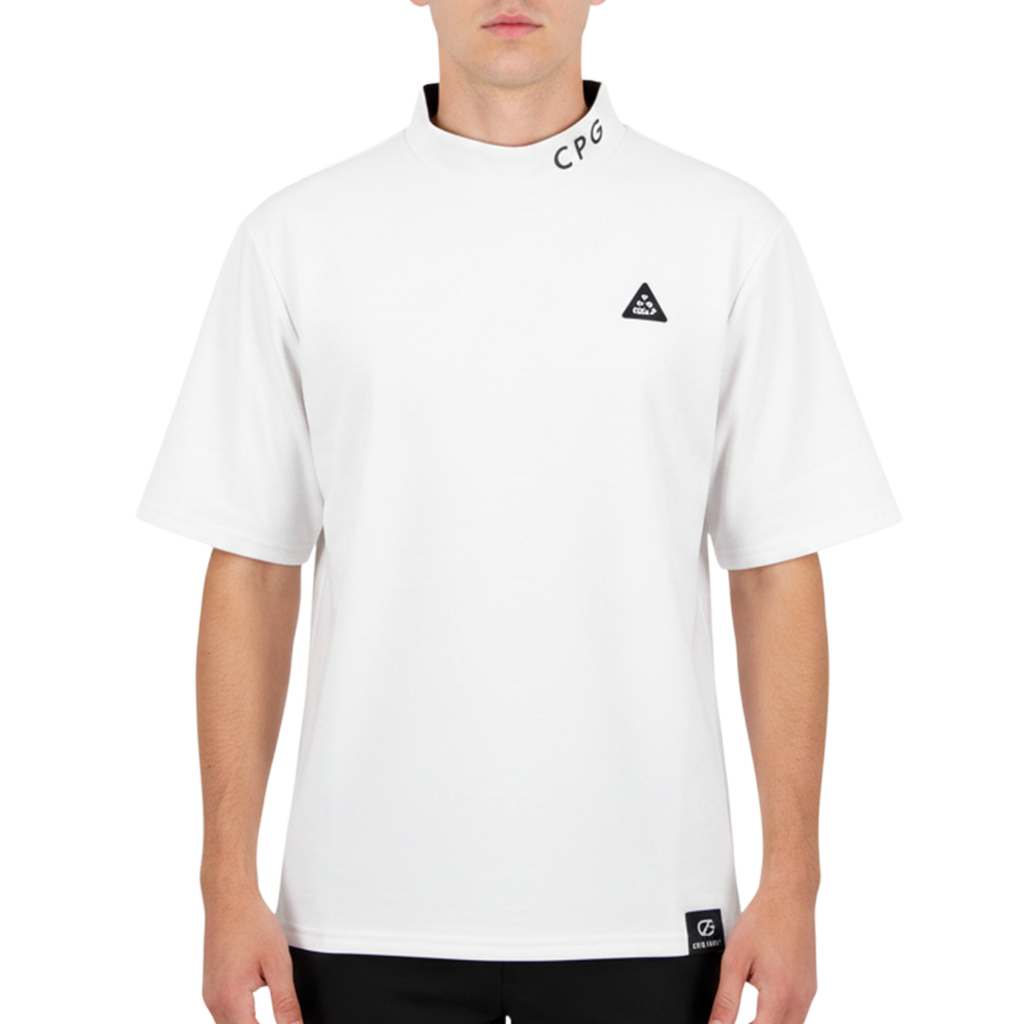 CPG レディース ゴルフウェア 半袖モックネックシャツ ホワイト サイズ1 CPG GOLF ホワイトモックネック サイズ1 Sports Ladywear 【公式通販】