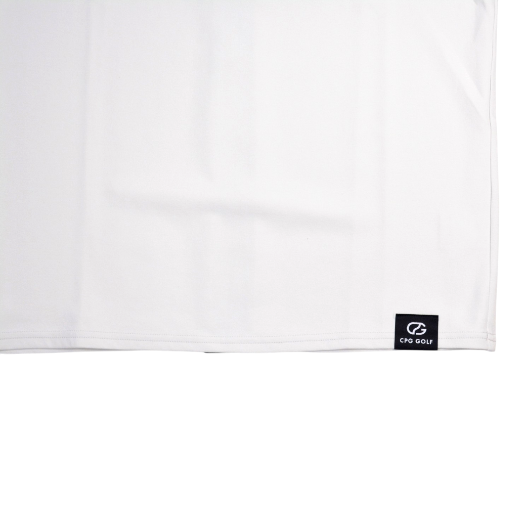 【CPG GOLF】BACK LINE MOCK NECK モック WHITE（CPG-210925102)