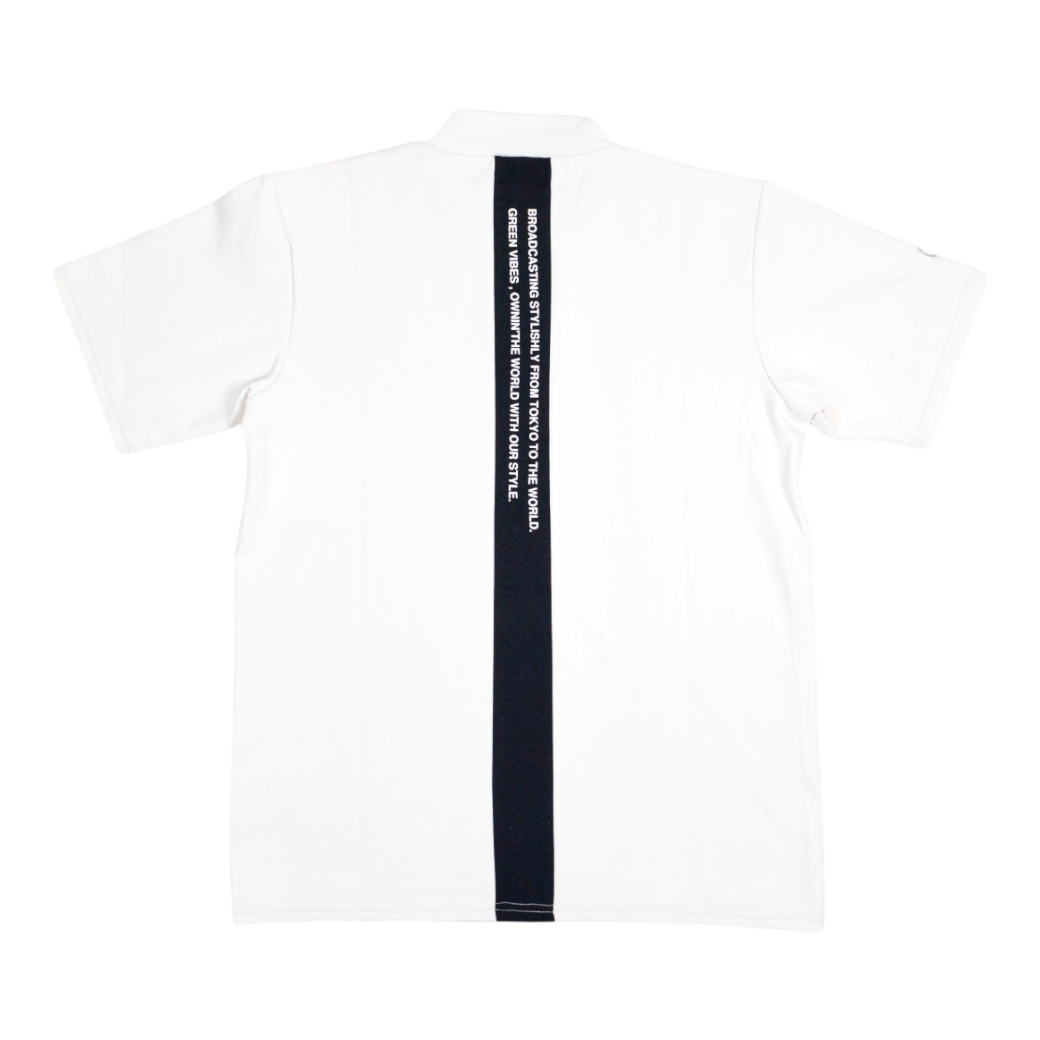 【CPG GOLF】BACK LINE MOCK NECK モック WHITE（CPG-210925102)