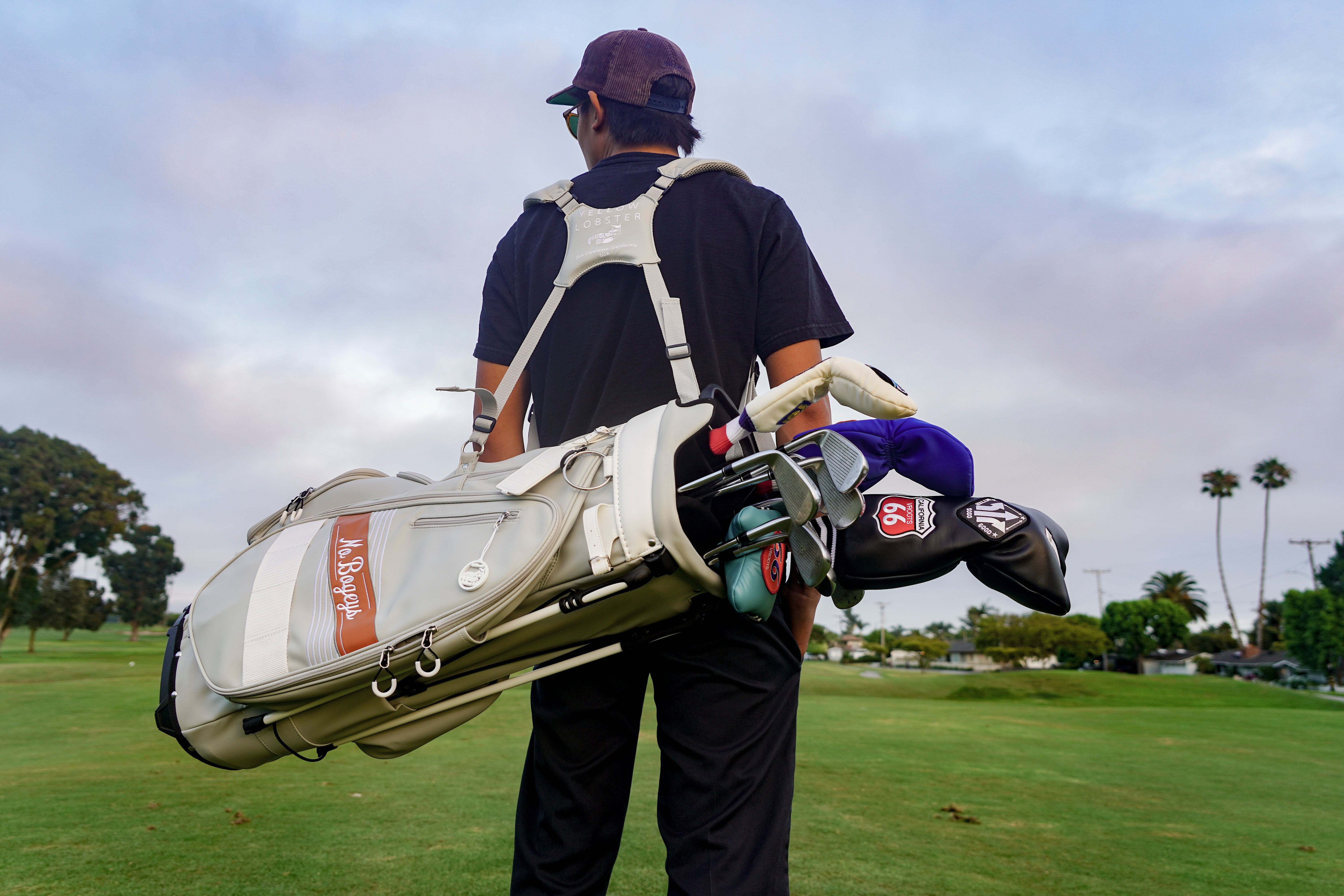 Yellow Lobster CADDIE BAG