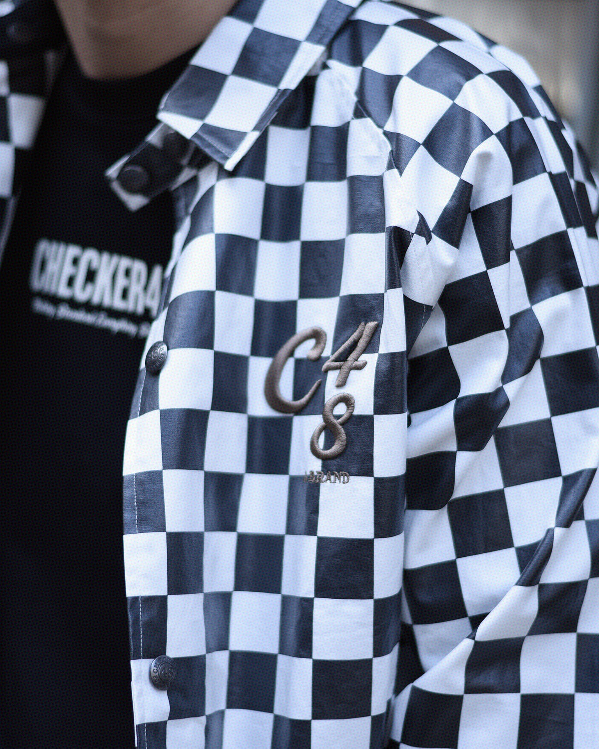 【CHECKER48】ブルゾン BLACK（CHE-C4800S101）
