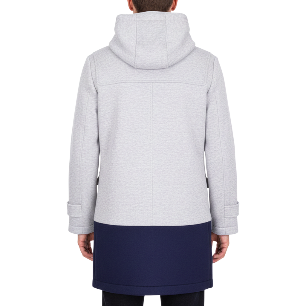 【muta】ボンディングダッフルコート　L（グレー）MMAX-180509